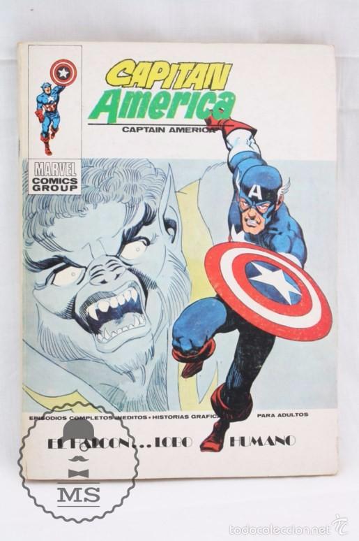 Cómic Capitán América - Nº 32. El Halcón... Lobo Humano - Ed. Vértice, Año 1973