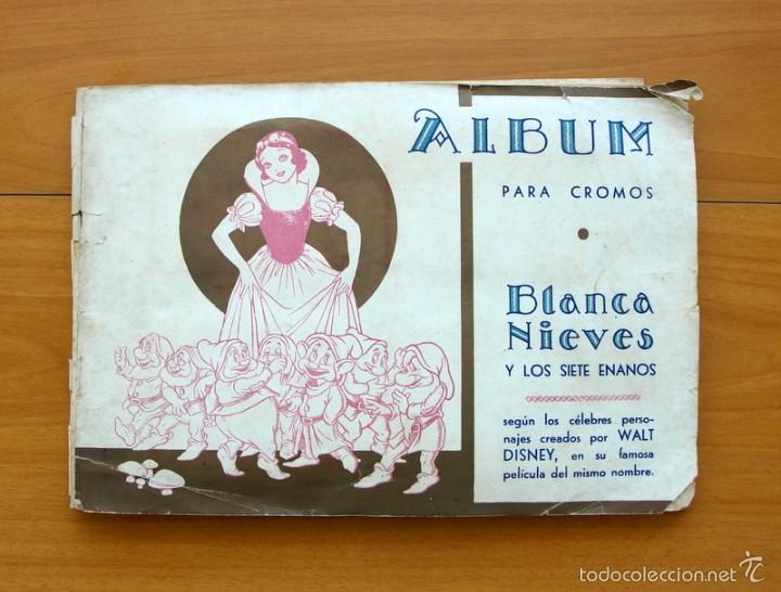 Álbum Blanca Nieves y los siete enanos - Editorial Fher 1941 - Blancanieves Walt Disney
