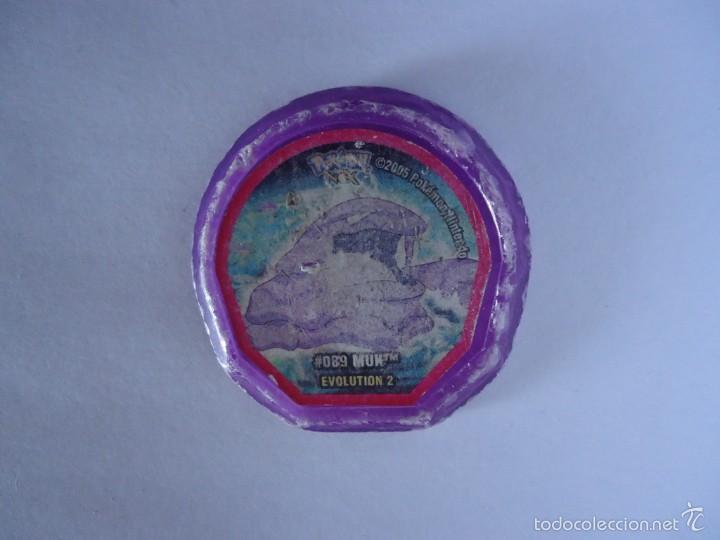 COLECCIÓN TAZOS MATUTANO NINTENDO POKÉMON NOX TAZO CAPS POGS NÚMERO #089 89 MUK EVOLUTION 2