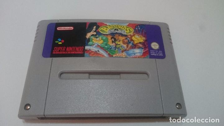 BATTLETOADS IN BATTLEMANIACS FAH SUPER NINTENDO SNES PAL SNES JEU SPIEL