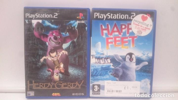 HERDY GERDY +HAPPY FEET SONY PLAYSTATION PS2 PAL.ENVIOS COMBINADOS