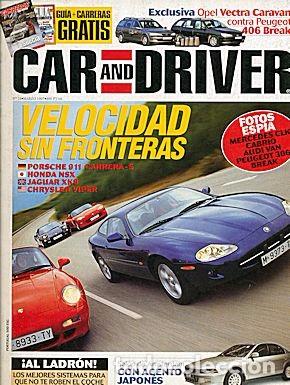 CAR AND DRIVER Nº 18 PORSCHE 911 HONDA NSX JAGUAR XK8 CHRYSLER VIPER