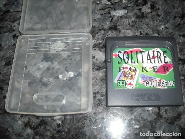 SOLITAIRE POKER - PARA SEGA GAMEGEAR + CAJA PROTECTORA DE PLASTICO - GAME GEAR