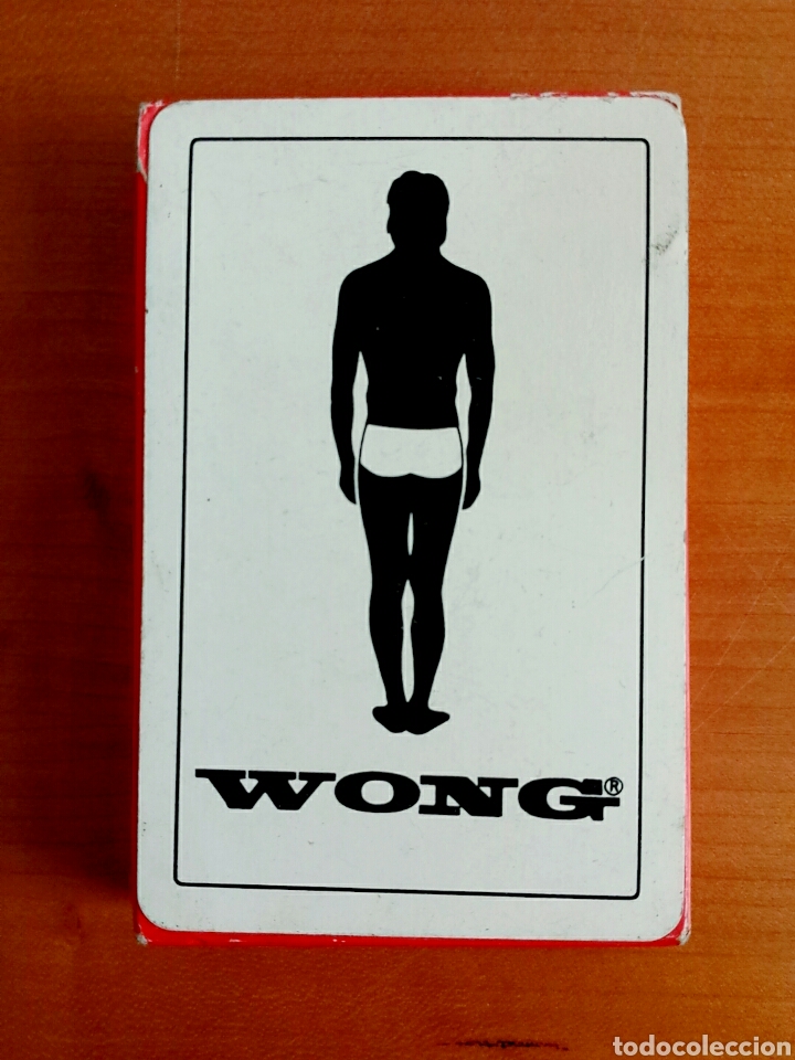 Baraja de cartas Heraclio Fournier publicidad Wong