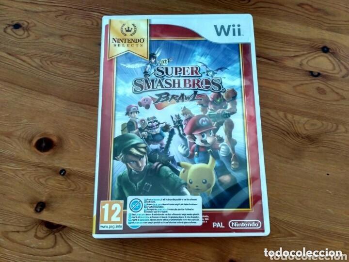 Nintendo Wii juego Super Smash Bros Brawl Select