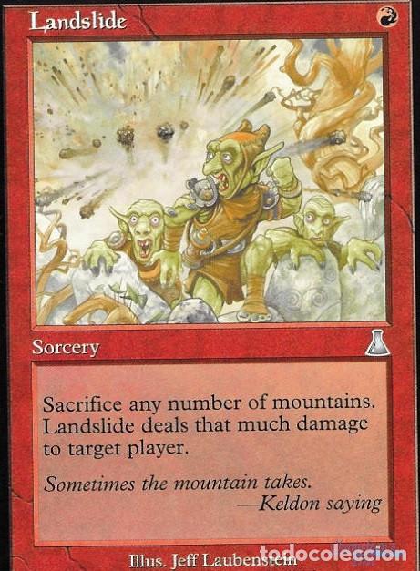 Landslide. Colección Magic the Gathering Urza's Destiny. Nueva.
