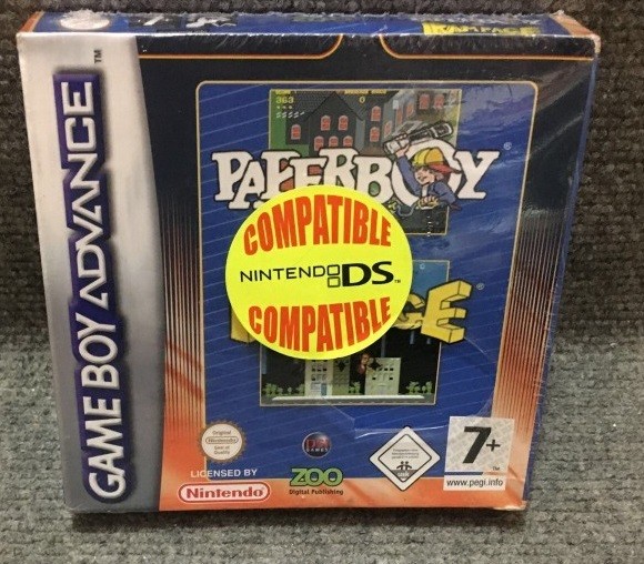 PAPERBOY·RAMPAGE NUEVO NINTENDO GAME BOY ADVANCE