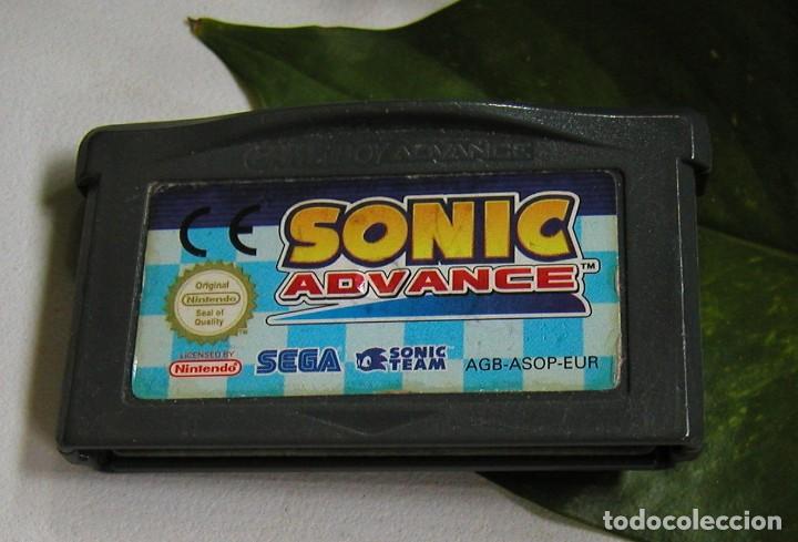 JUEGO CONSOLA SONIC GAMEBOY GAME BOY ADVANCE SEGA ORIGINAL NINTENDO MADE IN JAPAN SOLO CARTUCHO