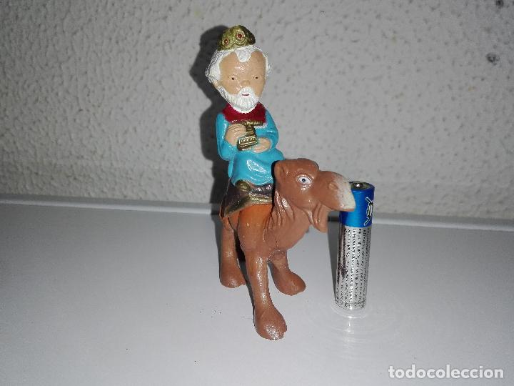 Figura Belén virgen rey mago PECH HERMANOS años 70 Cabezones Ferrándiz