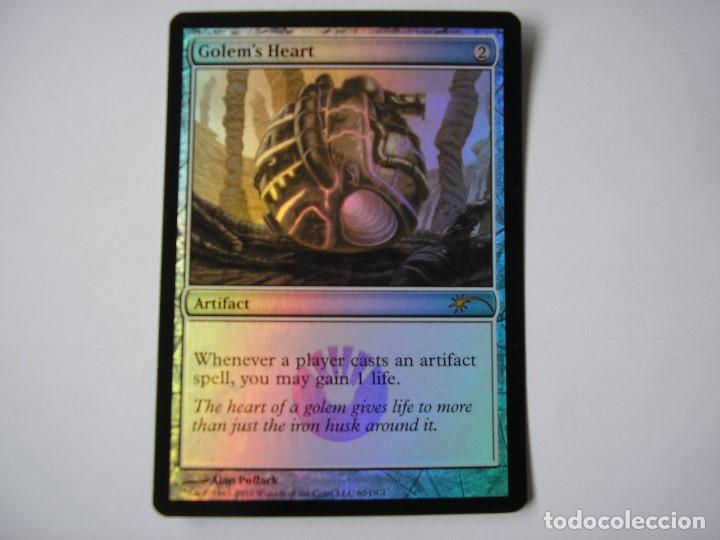 MTG - PROMO FOIL - Golem's Heart - DCI Gateway nº60 (2010) Mirrodin - MAGIC THE GATHERING