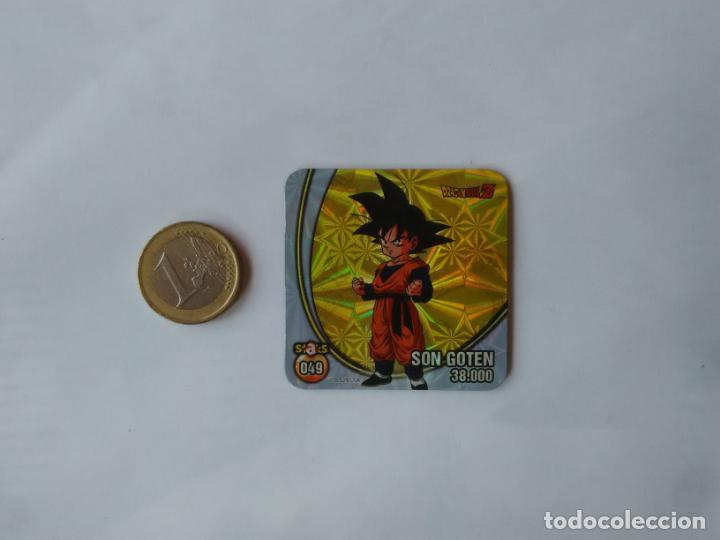 TAZO IMAN STAKS DRAGON BALL Z, BOLA DE DRAGÓN Z DE PANINI: SON GOTEN (Nº 49)
