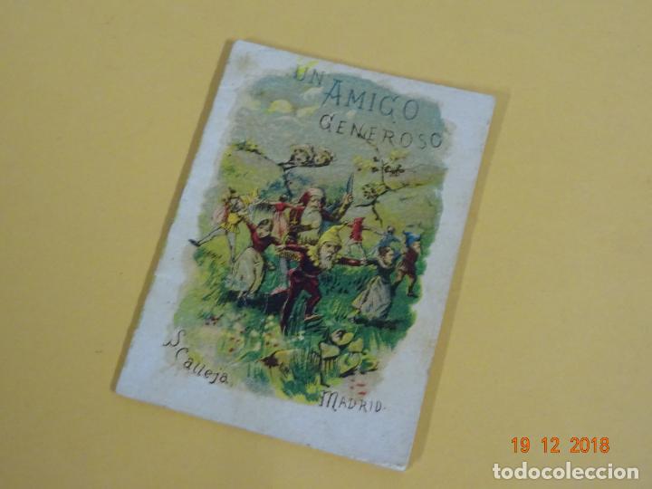 Antiguo Cuento * UN AMIGO GENEROSO * Serie RECREO INFANTIL de Saturnino CALLEJA Original