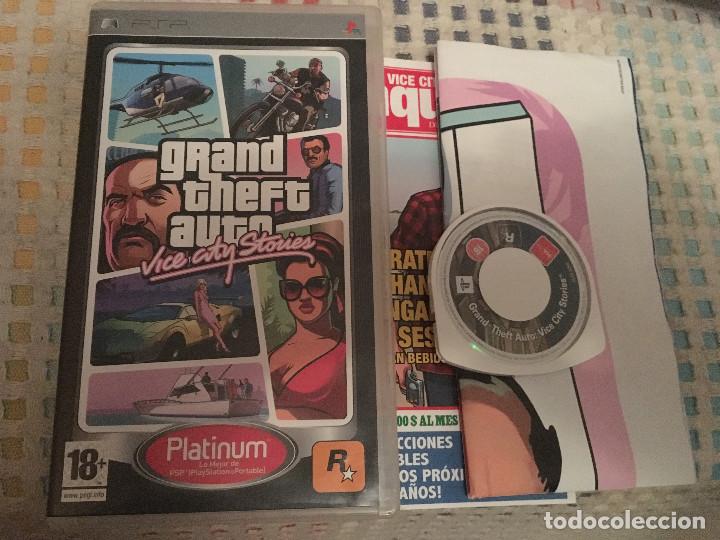 GTA GRAND THEFT AUTO VICE CITY STORIES PLATINUM psp playstation portable kreaten