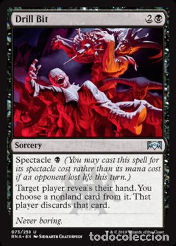 #073/259. DRILL BIT (Uncommon) - Ravnica Allegiance - MTG Magic The Gathering | Carta