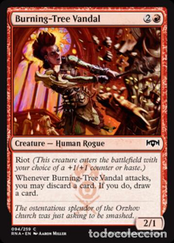 #094/259. BURNING-TREE VANDAL (Common) - Ravnica Allegiance - MTG Magic The Gathering | Carta