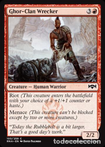 #103/259. GHOR-CLAN WRECKER (Common) - Ravnica Allegiance - MTG Magic The Gathering | Carta