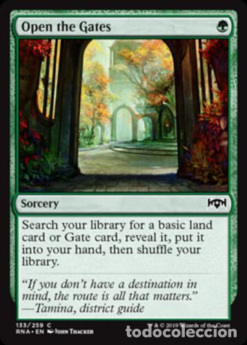 #133/259. OPEN THE GATES (Common) - Ravnica Allegiance - MTG Magic The Gathering | Carta