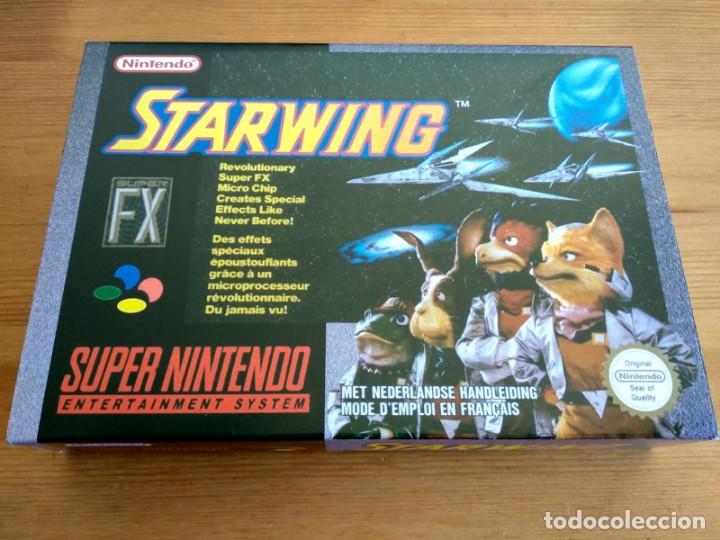 SUPER NINTENDO STARWING PAL ESPAÑA CON CAJA REPRO UK