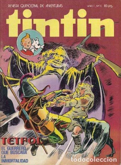 TINTIN-BRUGUERA-QUINCENAL- Nº 16 -TINTÍN EN EL CONGO-TETFOL-UMPAH-PAH-TAKA TAKATA-1982-BUENO-0360