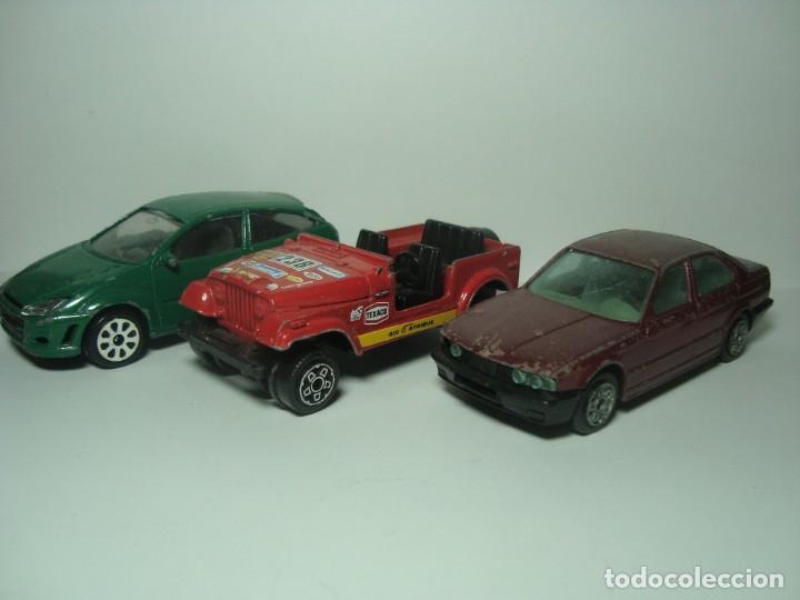 LOTE DE COCHES DESGUACE DE BURAGO BBURAGO 1,43 BMW 525 M FORD FOCUS JEEP