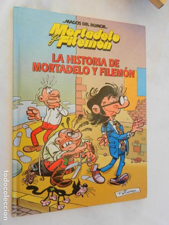  MORTADELO Y FILEMÓN. LA HISTORIA DE MORTADELO Y FILEMÓN - IBÁÑEZ - CIRCULO DE LECTORES 1995.