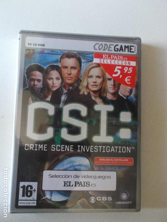 CSI C.S.I juego Codegame para PC Ordenador en Castellano Nuevo y Precintado, MIRAR FOTOS
