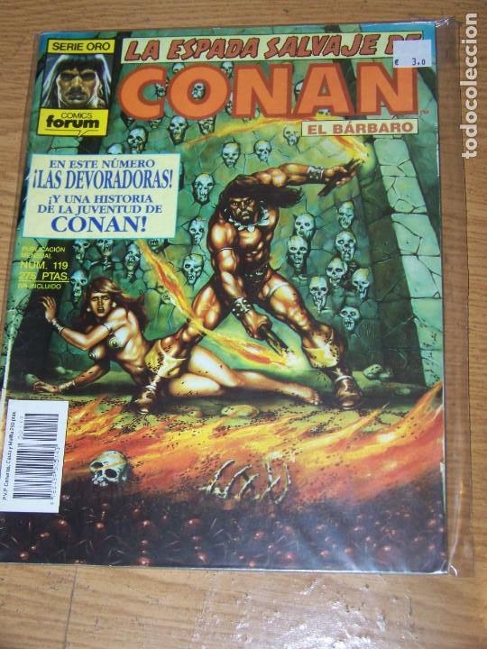 FORUM LA ESPADA SALVAJE DE CONAN Nº 119 SERIE ORO PRIMERA EDICIÓN