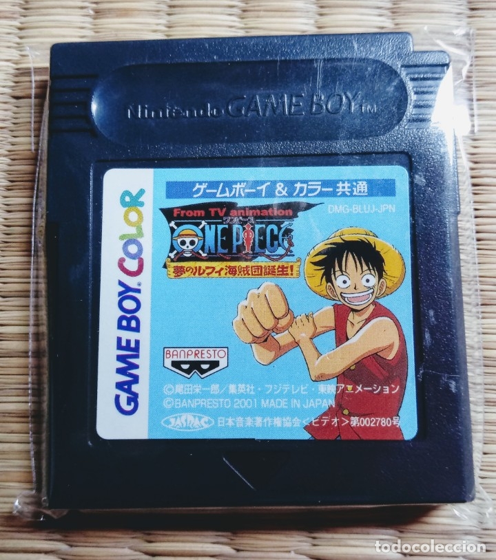 Cartucho videojuego consola Game Boy. (Gameboy) color One Piece. Exclusivo de Japón. Nintendo.
