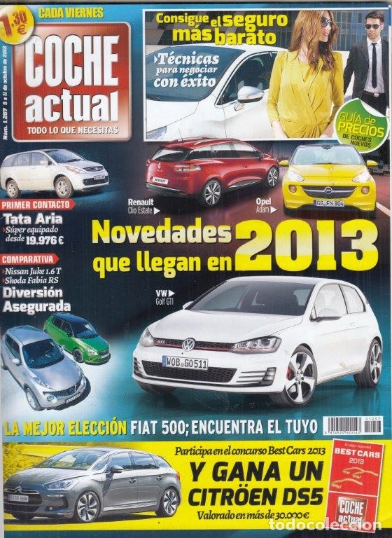 REVISTA COCHE ACTUAL Nº 1257 NAÑO 2012. COMPARATIVA: NISSAN JUKE 1.6T Y SKODA FABIA RS. 