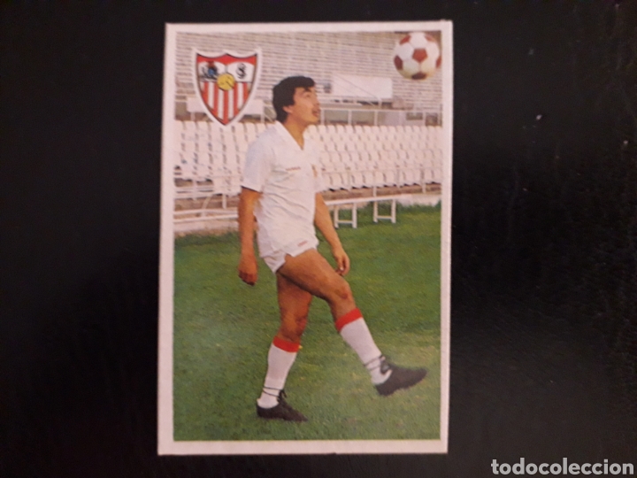 LÓPEZ. SEVILLA. CROMOESPORT. 1984-1985. 84-85. SIN PEGAR. VER FOTOS DE FRONTAL Y TRASERA