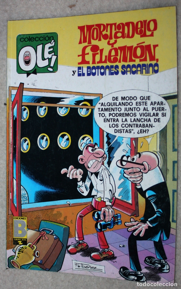 OLÉ, MORTADELO Y FILEMÓN Nº167 con el BOTONES SACARINO