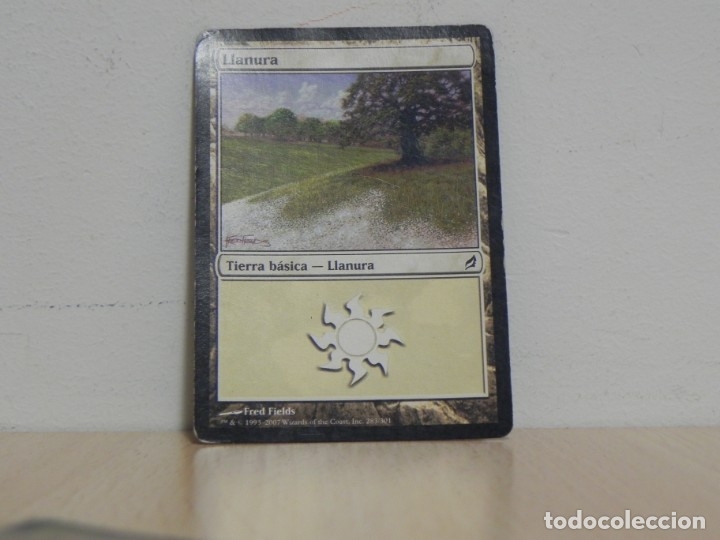 CARTA MAGIC - THE GATHERING - DECKMASTER - LLANURA - TIERRA BASICA LLANURA