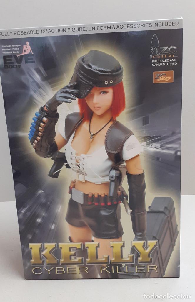 Figura de acción Kelly Cyber Killer (escala Geyperman)