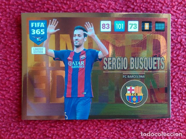 LIMITED EDITION SERGIO BUSQUETS BARCELONA ADRENALYN XL FIFA 365 2016 2017 16 17 EDICION LIMITADA