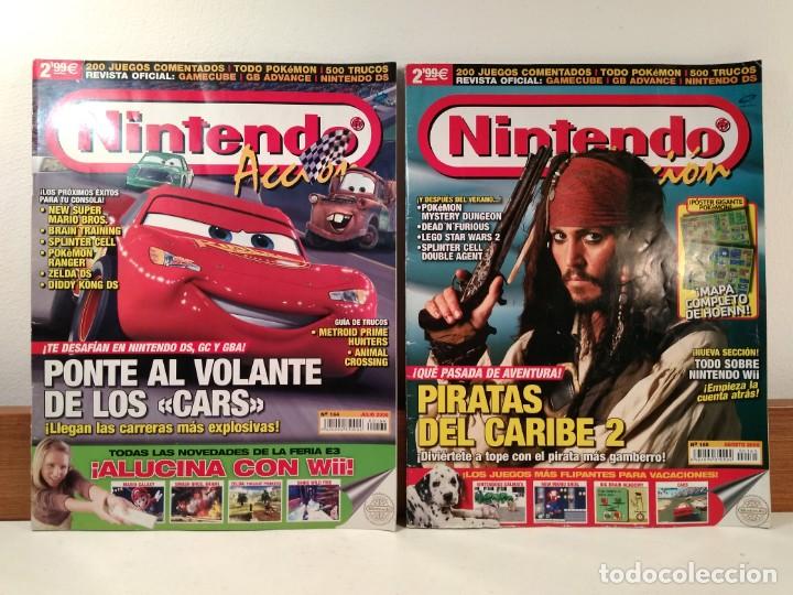 Lote núms. 164 y 165 (Piratas del Caribe 2) revista oficial NINTENDO ACCION. REVISTA OFICIAL