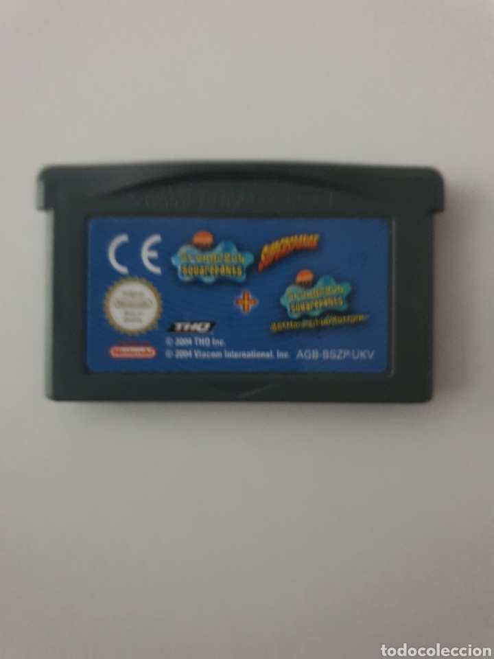 juego nintendo game boy advance squarepants .