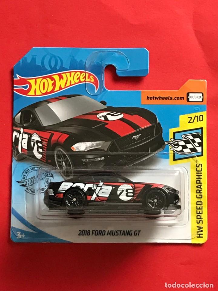 HOT WHEELS 2020 92/250 - 2018 FORD MUSTANG GT - SPEED GRAPHICS 2/10 - NUEVO EN BLISTER - ESCALA 1:64