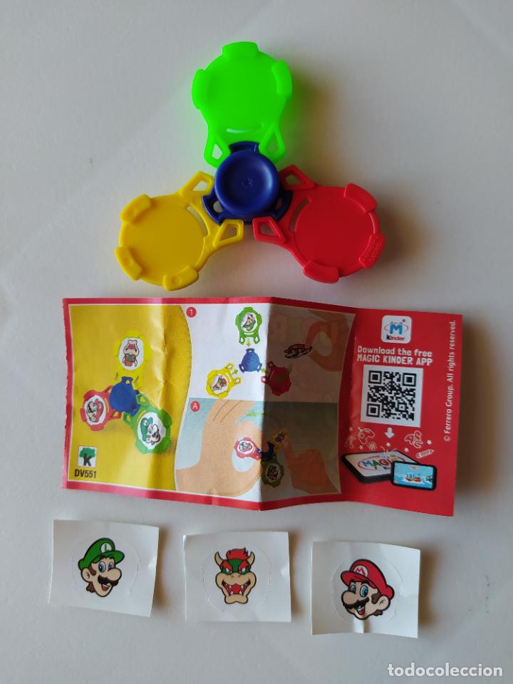SPINNER LUIGI/MARIO/BOWSER - SUPER MARIO BROS (NINTENDO) - CON BPZ - 2020