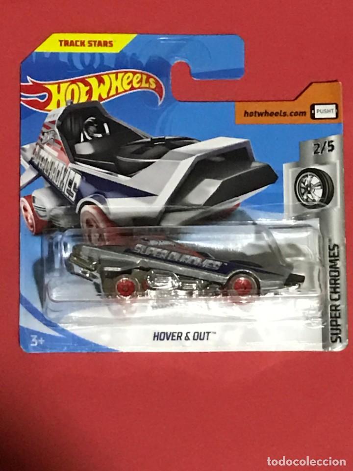 HOT WHEELS 2019 50/250 - HOVER & OUT - SUPER CHROMES 2/5 - NUEVO EN BLISTER - ESCALA 1:64