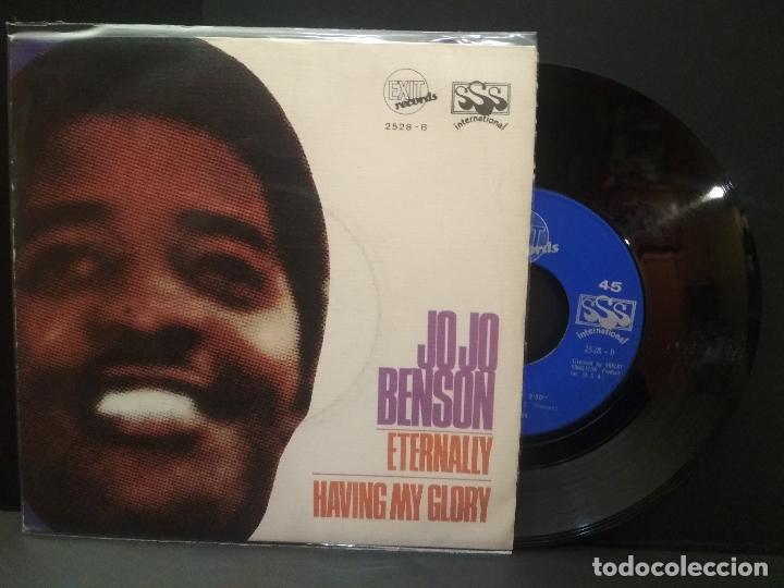 JO JO BENSON ETERNALLY / HAVING MY GLORY SINGLE SPAIN 1969 PDELUXE