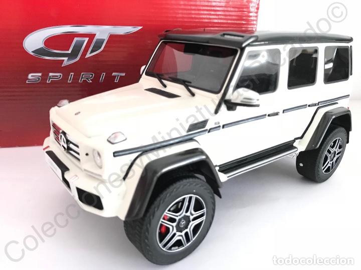 Coche todoterreno Mercedes Benz G500 / G 500 4x4 blanco - Escala 1:18 - GT SPIRIT LIMITED EDITION