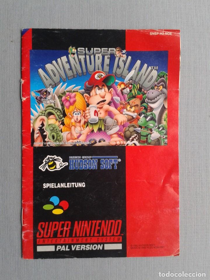 SUPER NINTENDO SNES ADVENTURE ISLAND ORIGINAL INSTRUCTION MANUAL PAL NOE R11858