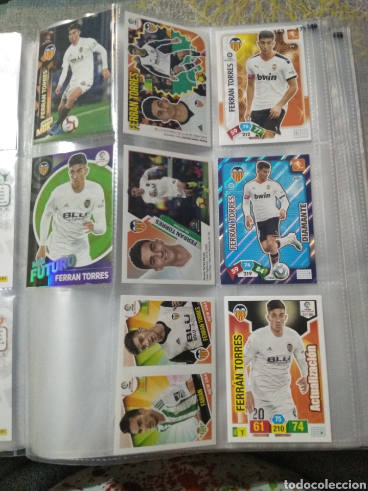 8 Cards / Stickers Rookie Ferran Torres - Valencia CF