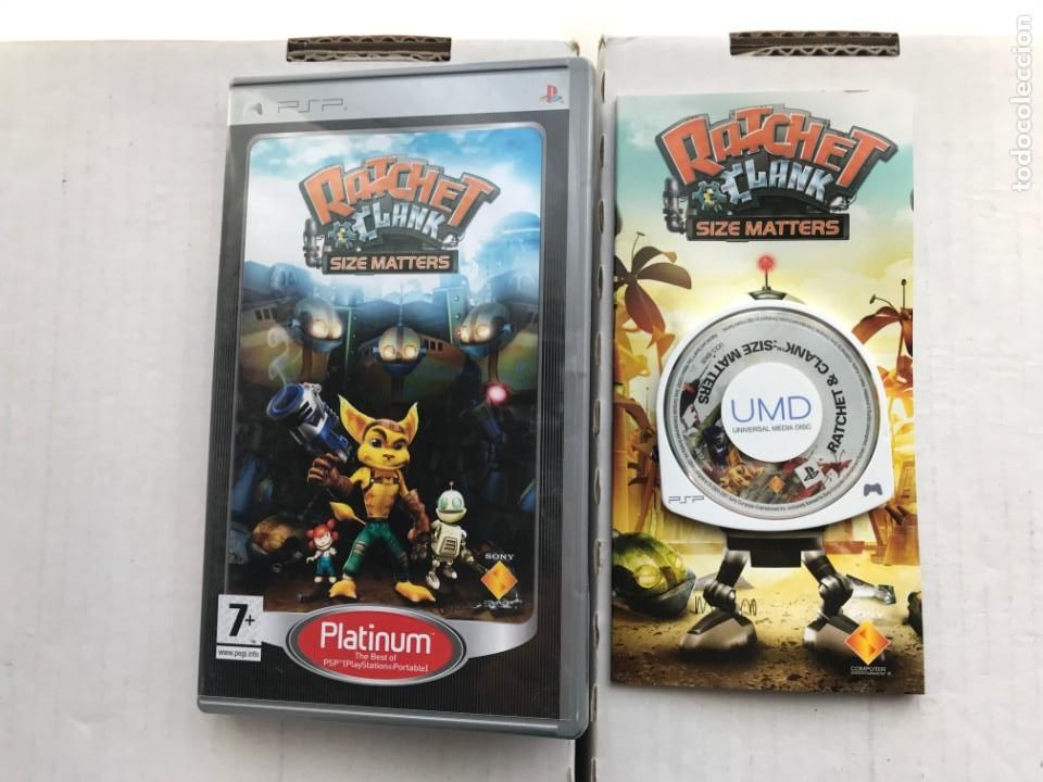 RATCHET CLANK EL TAMAÑO IMPORTA SIZE MATTERS PLATINUM PSP PLAYSTATION PORTABLE KREATEN