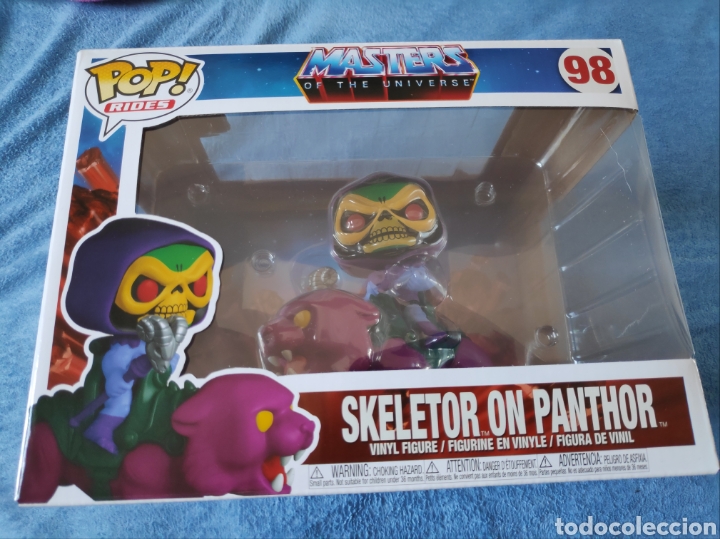 Figura Funko Pop Skeletor with Panthor masters of the Universe nuevo