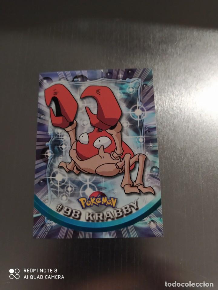 TRADING CARD POKEMON SERIE 2 - N° 98 krabby - TOPPS NINTENDO AÑO 2000.
