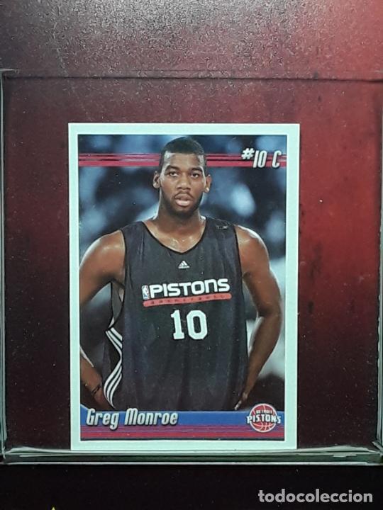 NBA USA 2010 2011 10 11 ESTADOS UNIDOS CROMO PANINI BALONCESTO N 355 PISTONS ROOKIE GREG MONROE