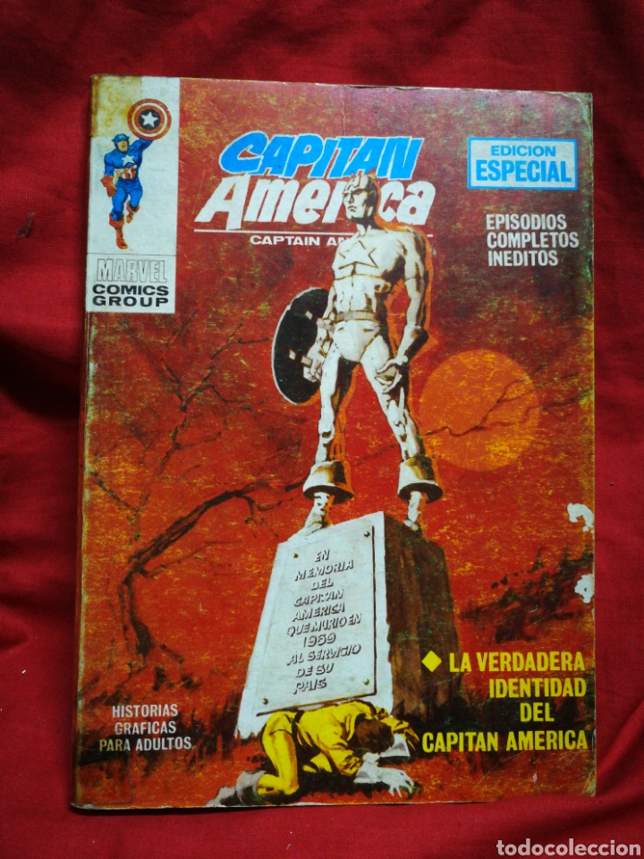 CAPITAN AMERICA- EDICIONES VÉRTICE- N°5 (MARVEL, COMICS GROUP), 1°EDICION ESPECIAL, TACO. 1969.