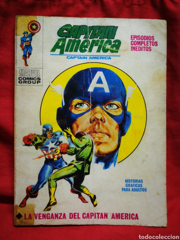 CAPITAN AMERICA- EDICIONES VÉRTICE- N°23 (MARVEL, COMICS GROUP), 1°EDICION ESPECIAL, TACO. 1972.