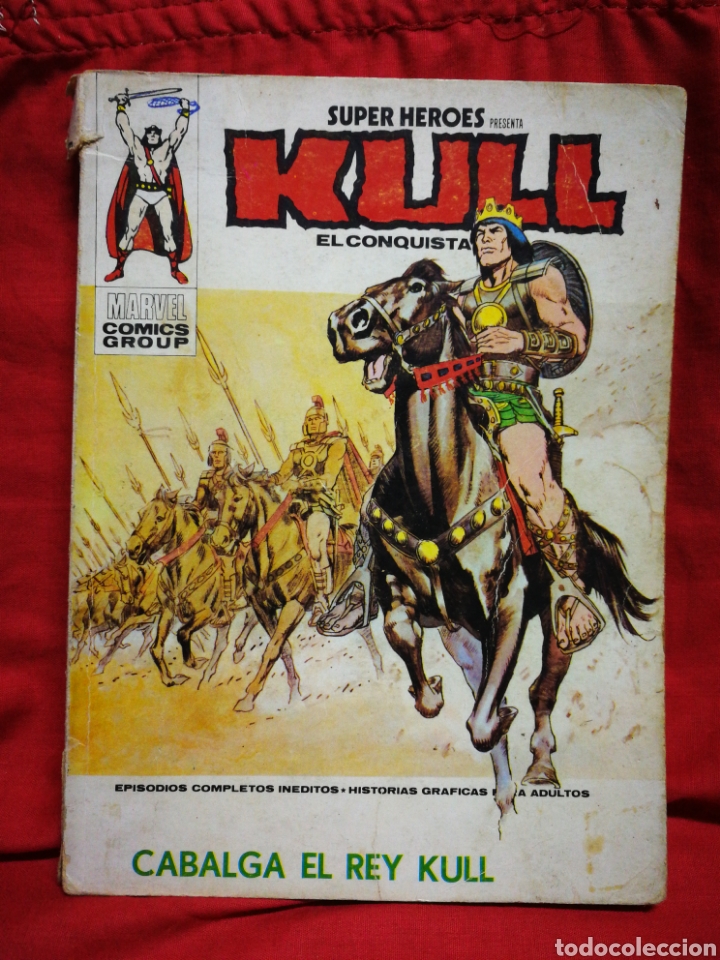 KULL, EL CONQUISTADOR -EDICIONES VÉRTICE, N°3 (MARVEL,COMICS GROUP)1°ED. ESPECIAL, TACO.1974